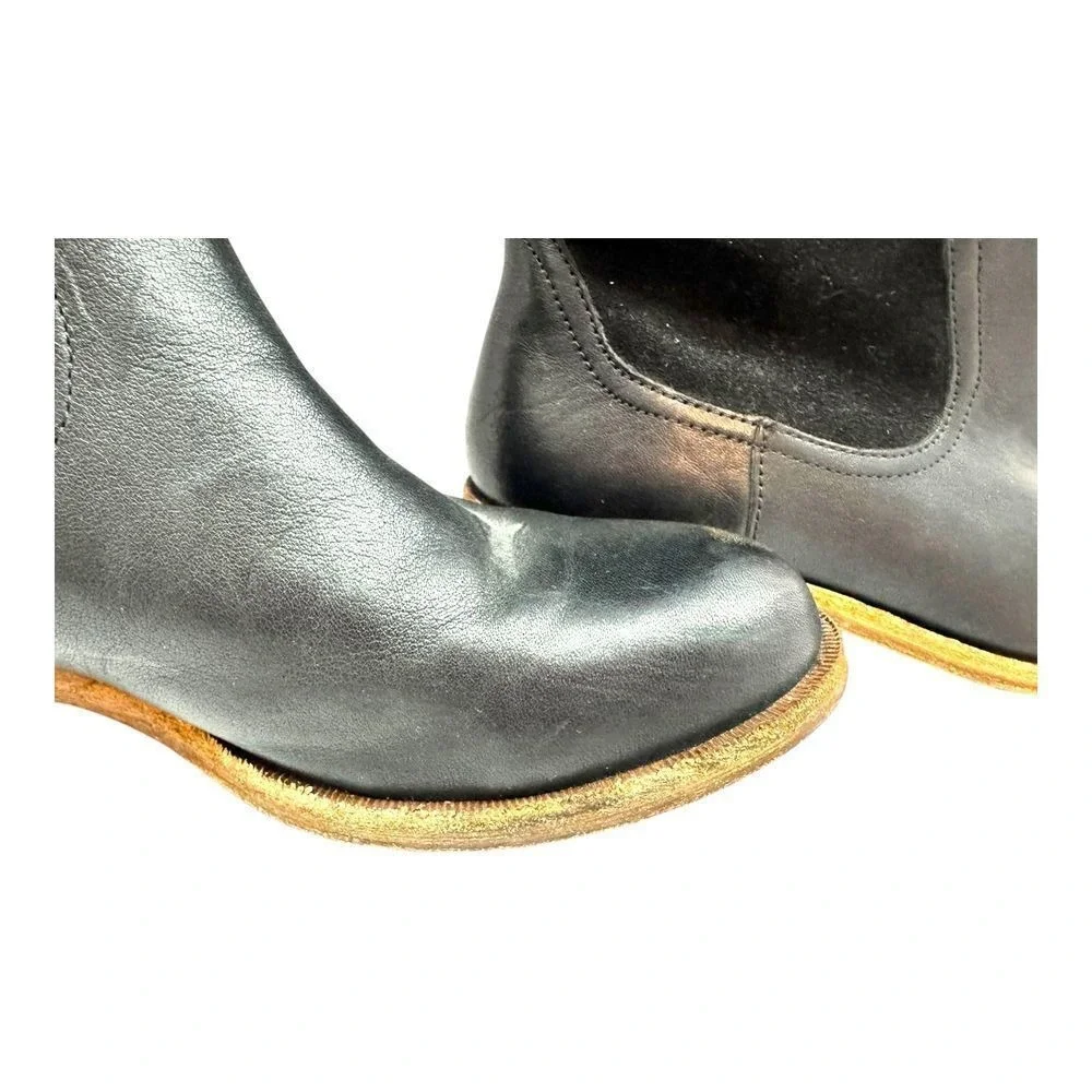 Kork Ease Suede Leather Riding Boot SZ 7 Black